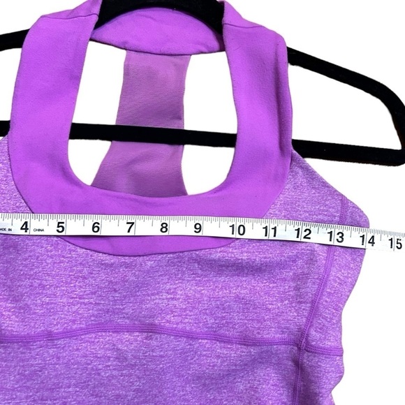 Lululemon Scoop Neck Tank- Heathered Ultra Violet - Picture 13 of 13